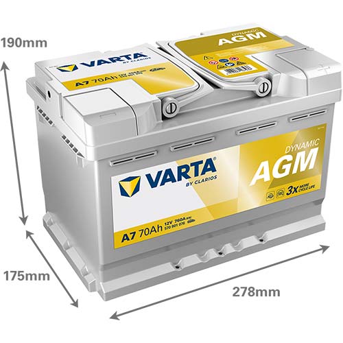 570901076 Autobatterie VARTA 